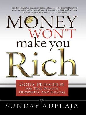 cover image of Money Won't Make You Rich